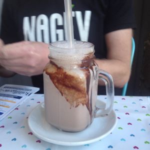Chocolate Milkshake  at The Origami Cafe & Gift Shop in Alnwick