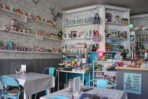 Lovely little cafe with lots of cute little gifts to browse! at The Origami Cafe & Gift Shop in Alnwick