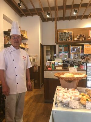 Owner of Bakery  at Alpenrose in Kyoto
