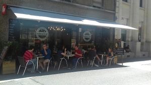 terrasse du restaurant  at Manhattan Cafe in Poitiers