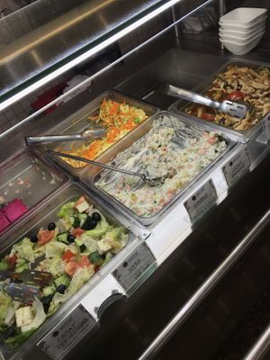 Salads  at Satva Vegetarian Cafe in Moscow