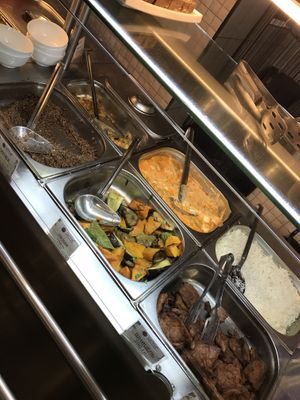 2-d dishes  at Satva Vegetarian Cafe in Moscow