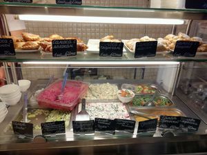 Satva buffet at Satva Vegetarian Cafe in Moscow