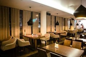 Interior at Satva Vegetarian Cafe in Moscow