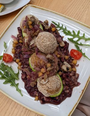 vegan at Culture Club Strudla in Podgorica