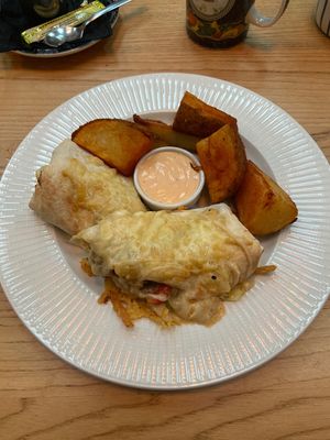 Vegetarian wrap  at Culture Club Strudla in Podgorica