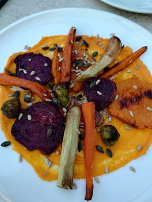 Roasted veggies 😋 at Culture Club Strudla in Podgorica