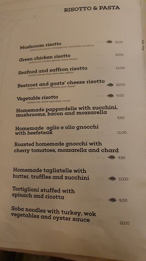 Foglia = vegetariano at Culture Club Strudla in Podgorica