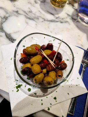 Marinated Olives at Pizza Margherita in Lancaster