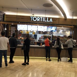 Exterior of eatery at Tortilla in Dartford