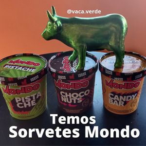 Ice cream delicious! at Vaca Verde in Sao Paulo