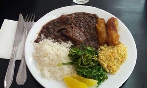 Vegan feijoada at Vaca Verde in Sao Paulo