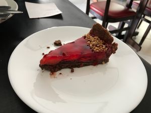 Strawberry pie at Vaca Verde in Sao Paulo