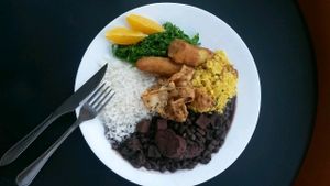 brazilian feijoada at Vaca Verde in Sao Paulo
