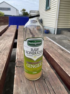 A kombucha taken away for later at around $4  at Portershed in Christchurch
