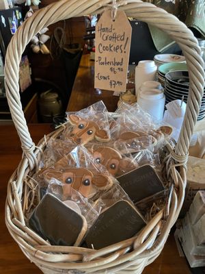 Loved the cow cookie!!  at Portershed in Christchurch