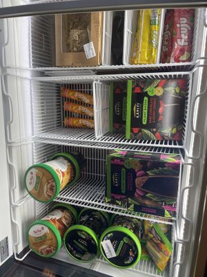 Frozen sweets  at Portershed in Christchurch