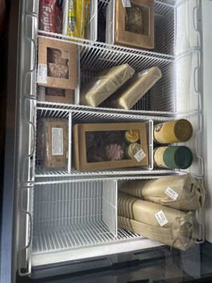Baked freezer goods  at Portershed in Christchurch