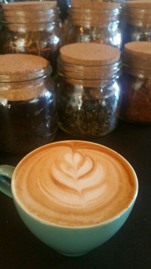 Coffee from a virgin machine always tastes the best at Portershed in Christchurch