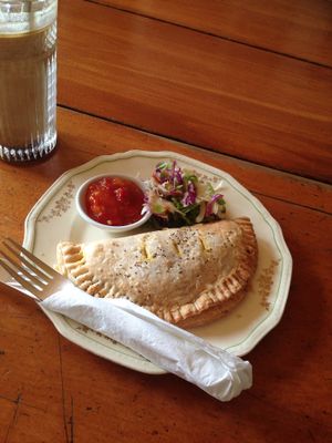 Veg samosa at Portershed in Christchurch