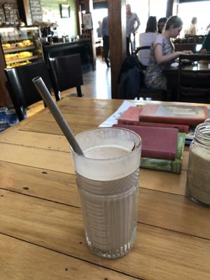 Vegan thick shake at Portershed in Christchurch