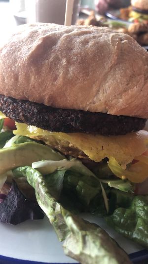 Breakfast burger.... amazing ❤️ at Portershed in Christchurch