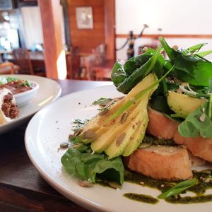 Avo sourdough at Portershed in Christchurch