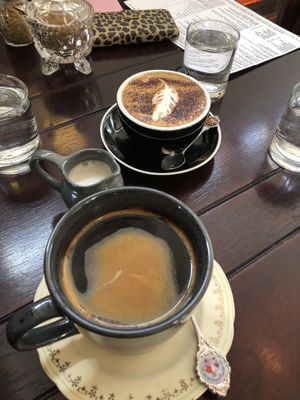 Coffees at Portershed in Christchurch