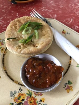 My fave dish - steak and cheese pie  at Portershed in Christchurch