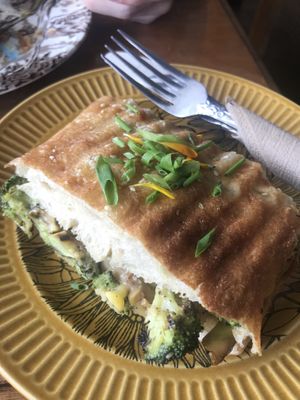 Broccoli & cheddar melt at Portershed in Christchurch