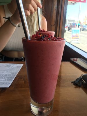 Mixed berry smoothie! at Portershed in Christchurch
