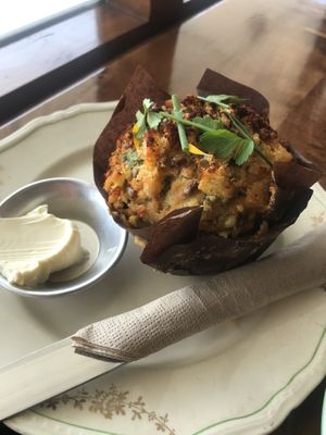 Savoury muffin  at Portershed in Christchurch