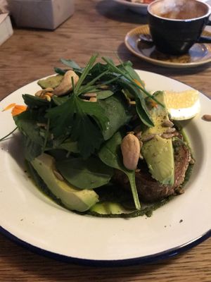 Avocado Sourdough  at Portershed in Christchurch