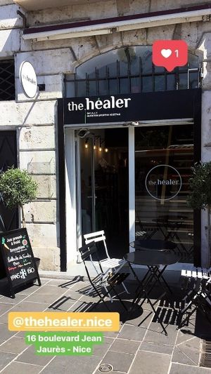 the shop at The Healer in Nice