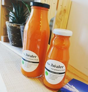 Carot Orange Turmeric Ginger  at The Healer in Nice