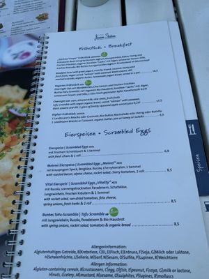 Karte at Landtmann's Jausen Station in Vienna