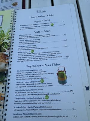 Karte at Landtmann's Jausen Station in Vienna