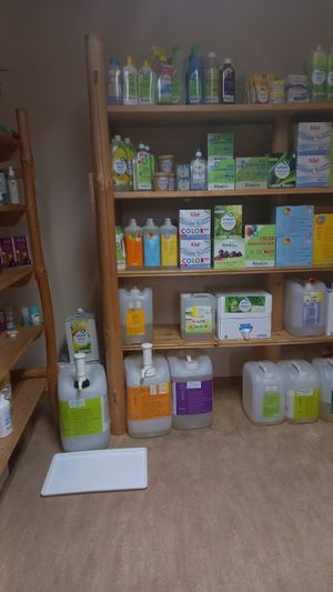 soap and cleaning products (zero/low waste) at Naturkostladen Erdbär in Cottbus
