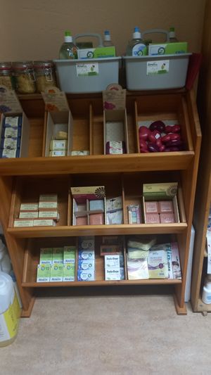 soap (pay attention, not all are vegan!) at Naturkostladen Erdbär in Cottbus