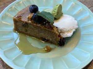 Vegan carrot cake  at Cafe Kinowa in Atami