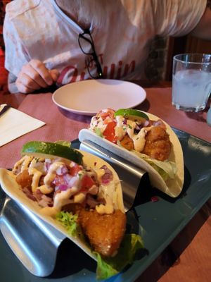 Baja cauliflower taco, really nice and original. at Noorderhuis in Roeselare