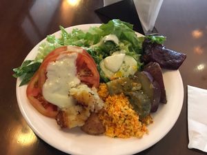 Salads from the buffet. at Barao Natural - B5 in Sao Paulo
