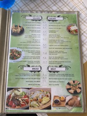 A few vegan/vegetarian options  at Select in Kos