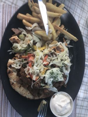 Vegan gyros   at Select in Kos
