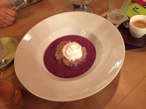Dessert at Blume Wollbach in Kandern