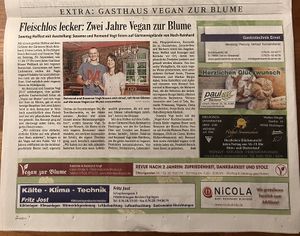 2 jähriges Jubiläum am 29.09.19 at Blume Wollbach in Kandern