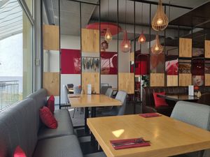 The inside of the restaurant at Lotus in Loerrach