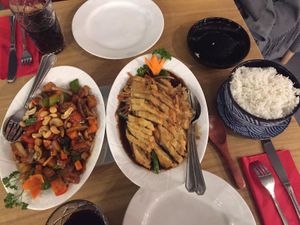 Vegan Gongbao & Vegan Duck at Lotus in Loerrach