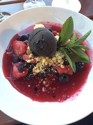 Dessert at Rosengarten in Loerrach