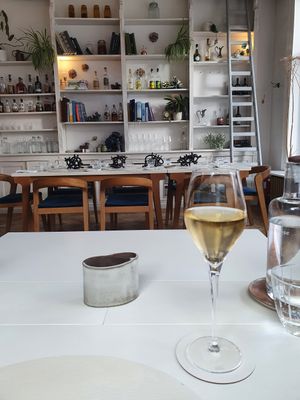 Decor at Humus x Hortense in Brussels